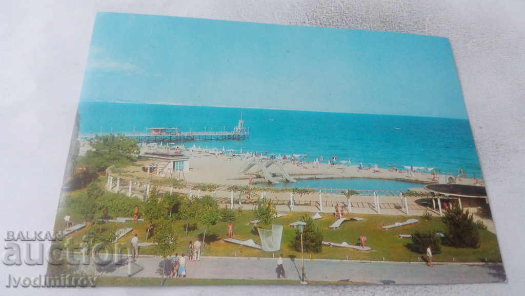 Καρτ ποστάλ Golden Sands 1973