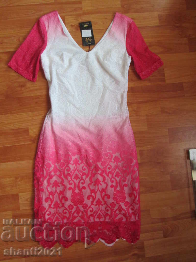 New labeled summer lace dress with lining, EUR 36