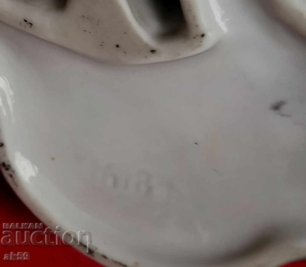 Old porcelain figurine - German shepherd - Germany. - 7 Old porcelain figurine - German shepherd - Germany. - 7