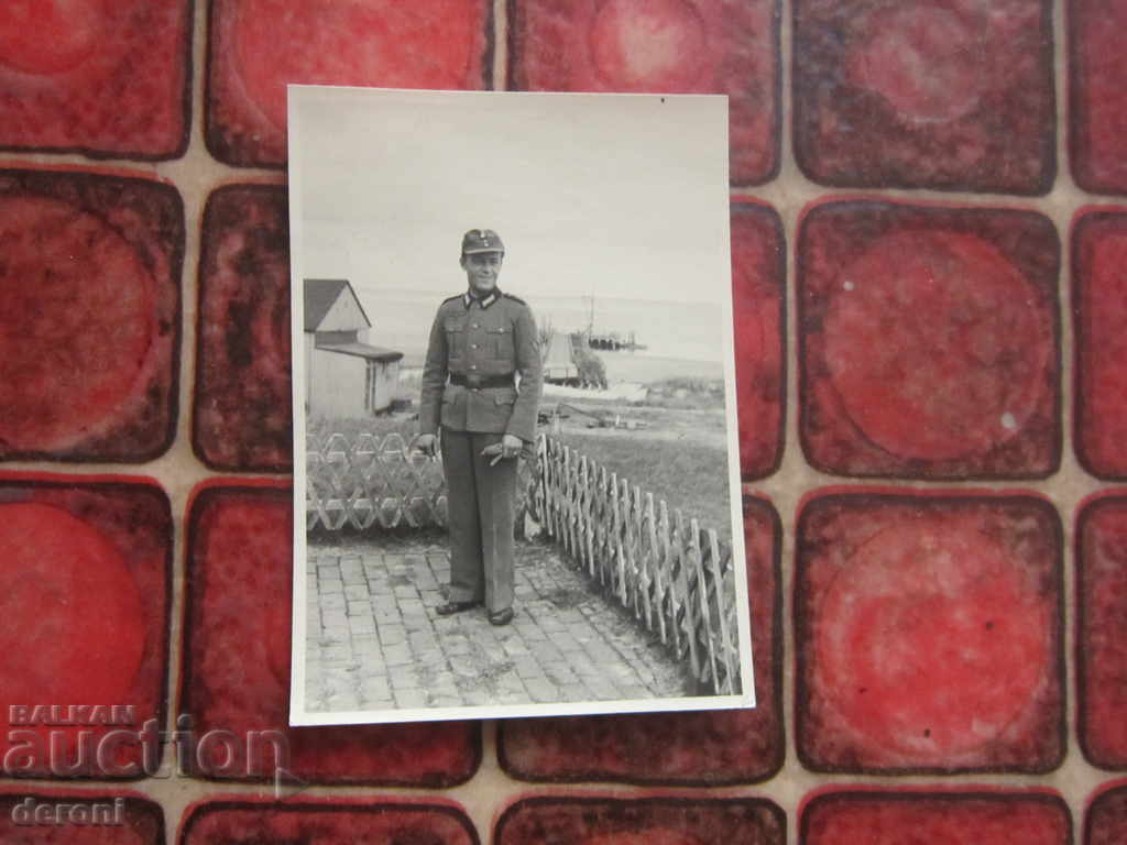 Auction  Postcard photo German soldier 3 Reich A17 Original