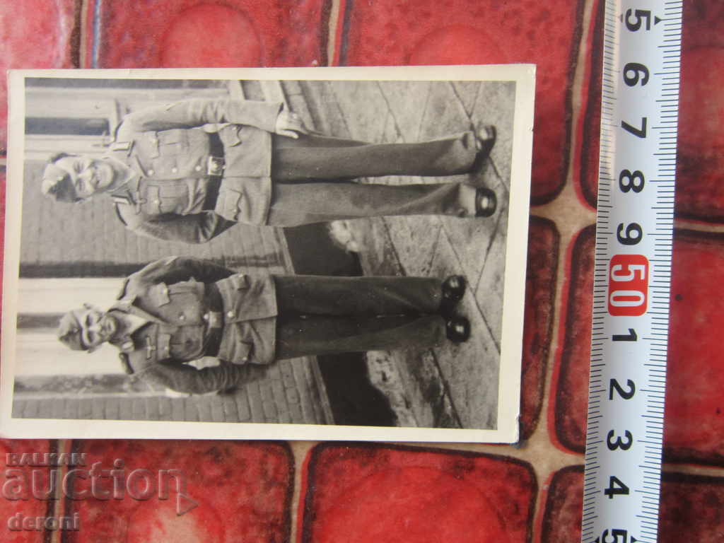 Postcard photo German soldier 3 Reich A22 Original with price 10.00 BGN | € 5.11