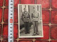 Postcard photo German soldier 3 Reich A22 Original