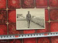 Φωτογραφία καρτ ποστάλ Γερμανός στρατιώτης 3 Reich A24 Original