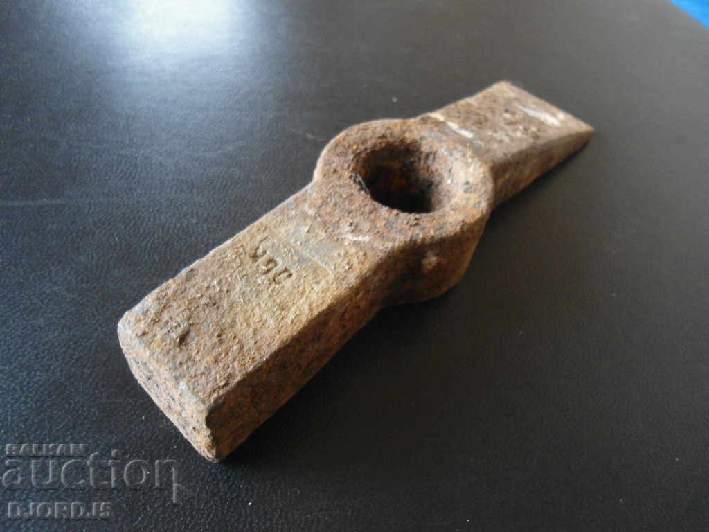 Old tool, hammer with price 6.00 BGN | € 3.07 Old tool, hammer with price 6.00 BGN | € 3.07
