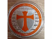 Plaque / coin Templar cross