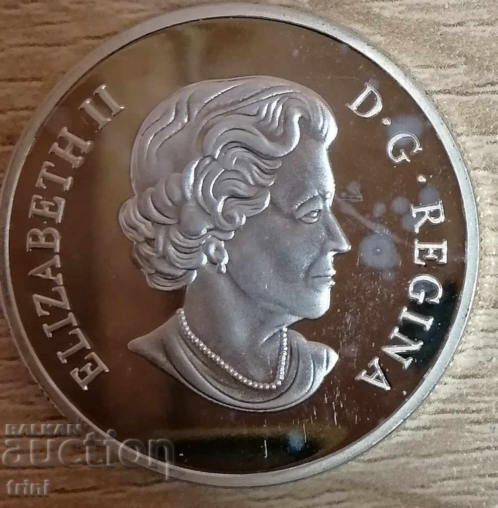 Canada $ 20 2012 Wildlife Silver Plated REPLICA with price 10.00 BGN | € 5.11