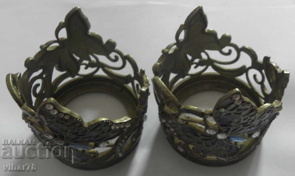 Delivery of Old coasters for two glasses