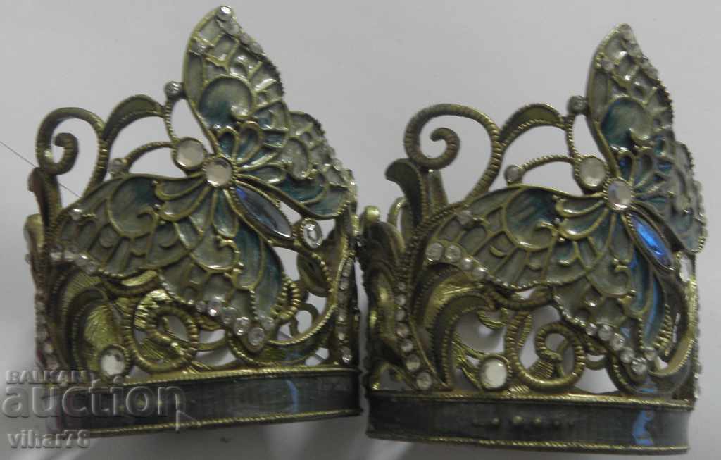 Old coasters for two glasses - 6