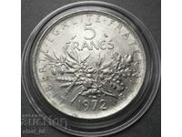 Franța 5 franci 1972