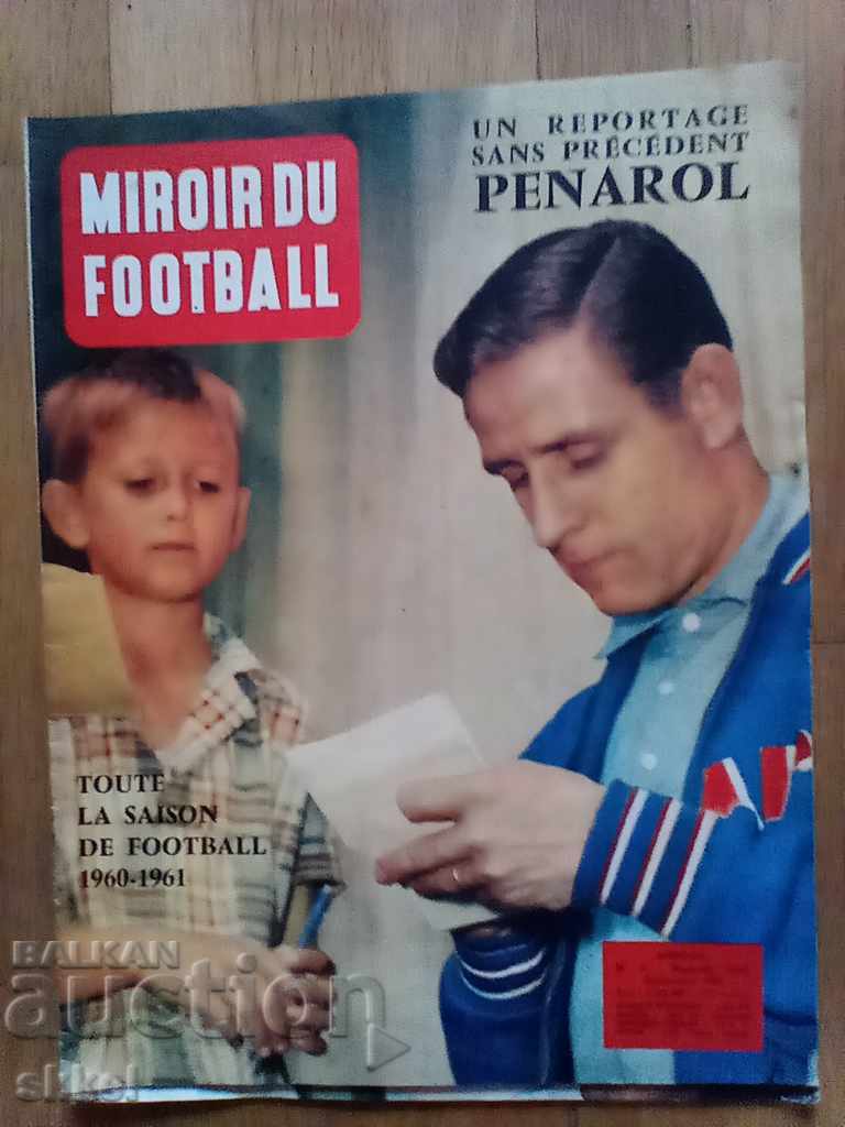 Revista de fotbal Miroir septembrie 1960 sezonul 1960/61