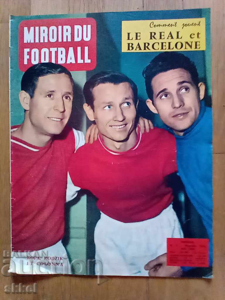 Ποδοσφαιρικό περιοδικό Miroir Μάιος 1960 Ρεάλ Μαδρίτης Μπαρτσελόνα