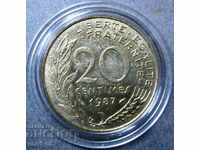 France 20 cents 1987