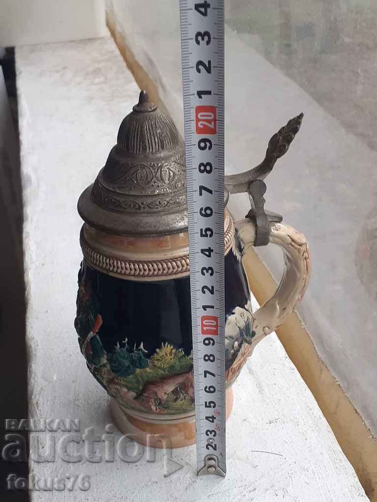 Old German porcelain beer mug - 7 Old German porcelain beer mug - 7