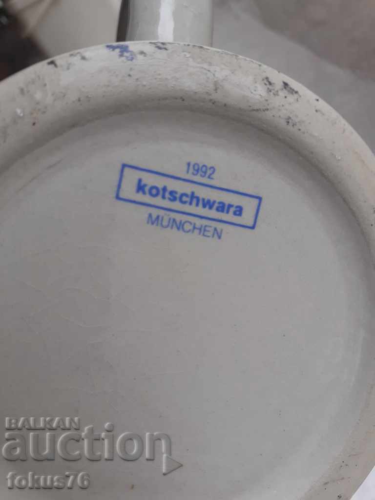 Old German beer porcelain mug Munich - 6