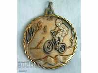 Σημάδι μετάλλιο ποδηλάτης, ποδήλατο, ποδήλατο - Βέλγιο