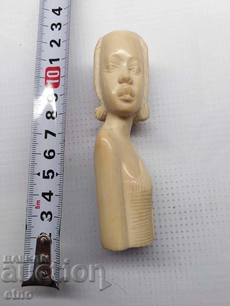 Ivory, FIGURE, CARVING, 93 GRAMS, AFRICA, TEETH with price 195.00 BGN | € 99.70 Ivory, FIGURE, CARVING, 93 GRAMS, AFRICA, TEETH with price 195.00 BGN | € 99.70