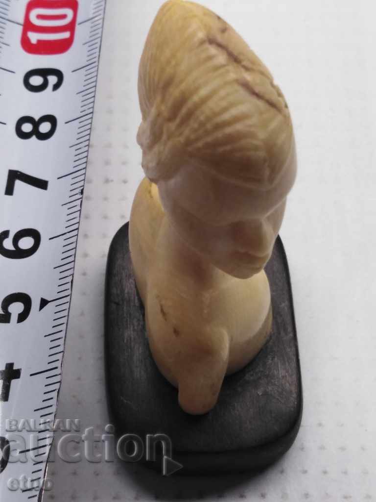 Ivory, FIGURE, CARVING, 27 GRAMS, AFRICA, TEETH - 5 Ivory, FIGURE, CARVING, 27 GRAMS, AFRICA, TEETH - 5