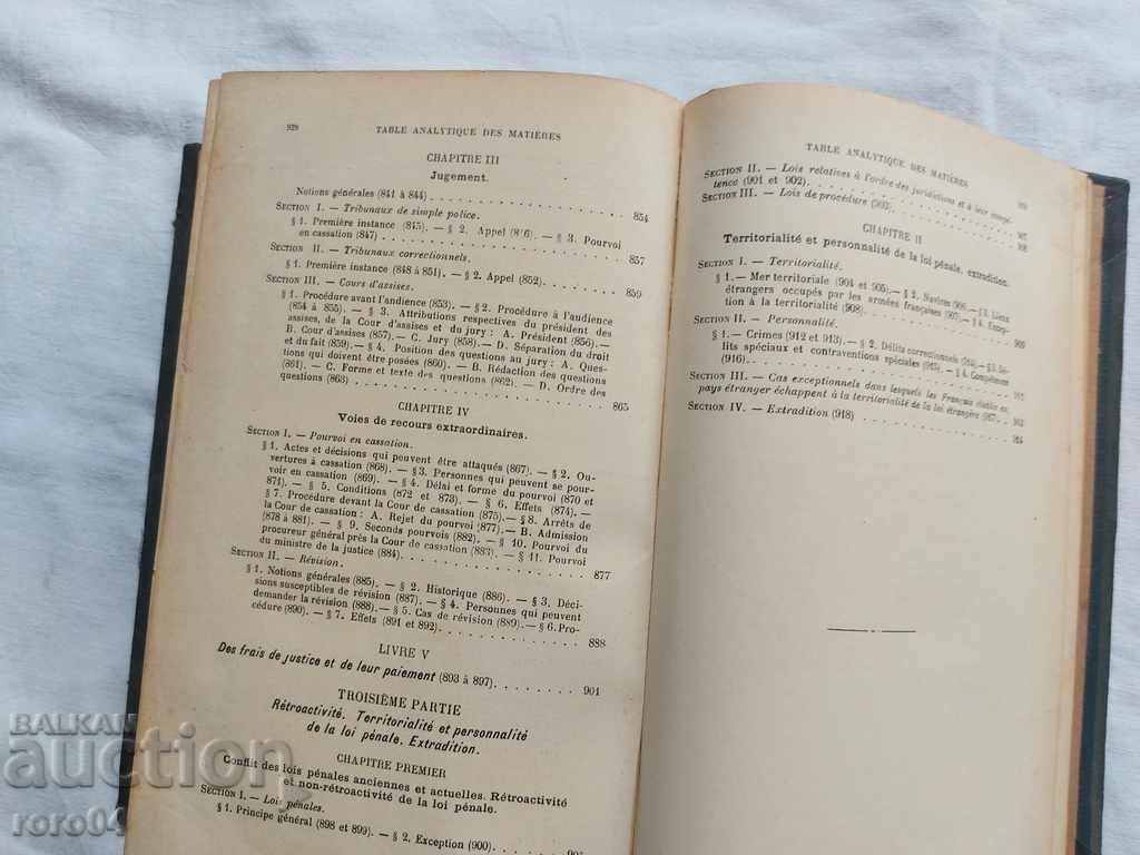 COURS DE DROIT CRIMINEL - GEORGES VIDAL - 7 COURS DE DROIT CRIMINEL - GEORGES VIDAL - 7