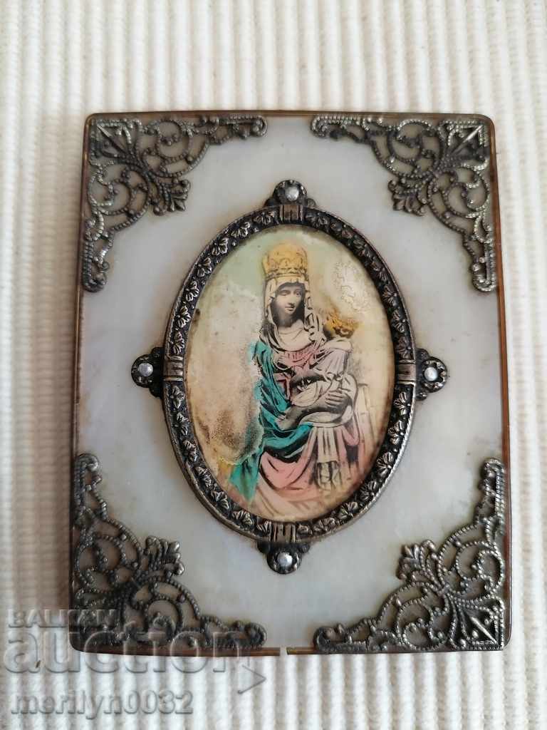 Old pocket pocket icon silver plating with price 72.00 BGN | € 36.81 Old pocket pocket icon silver plating with price 72.00 BGN | € 36.81