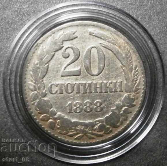 20 stotinki 1888