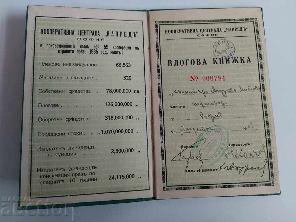 1939 DOCUMENT DE DEPOZITĂ SEDIUL COOPERAŢIEI FORWARD