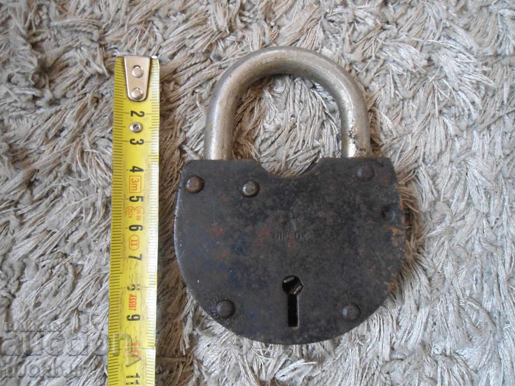 Old padlock, marking - 5 Old padlock, marking - 5