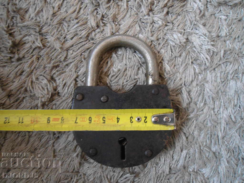 Old padlock, marking - 6 Old padlock, marking - 6