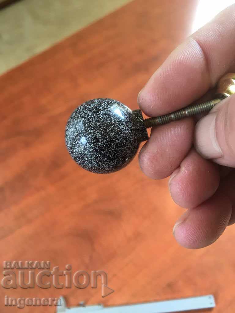 FURNITURE HANDLE MARBLE MINERAL HEAVY SOLID RETRO with price 9.00 BGN | € 4.60 FURNITURE HANDLE MARBLE MINERAL HEAVY SOLID RETRO with price 9.00 BGN | € 4.60