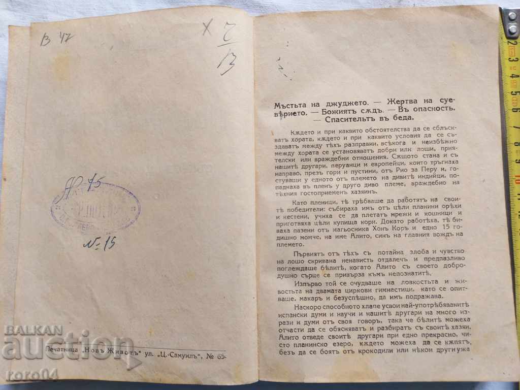 THROUGH THE MOUNTAINS AND DESERTS - K. VERISHOFER with price 17.99 BGN | € 9.20