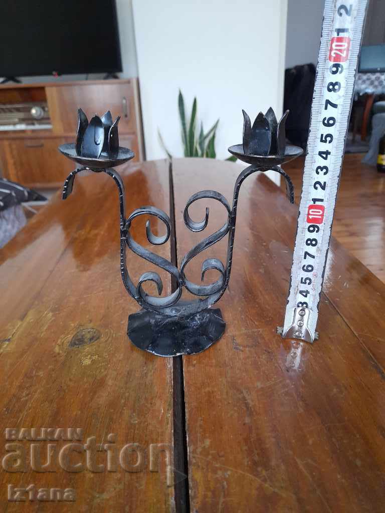 Auction  An old candlestick