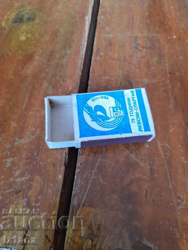 Old match, Levski Spartak matchbox - 6 Old match, Levski Spartak matchbox - 6