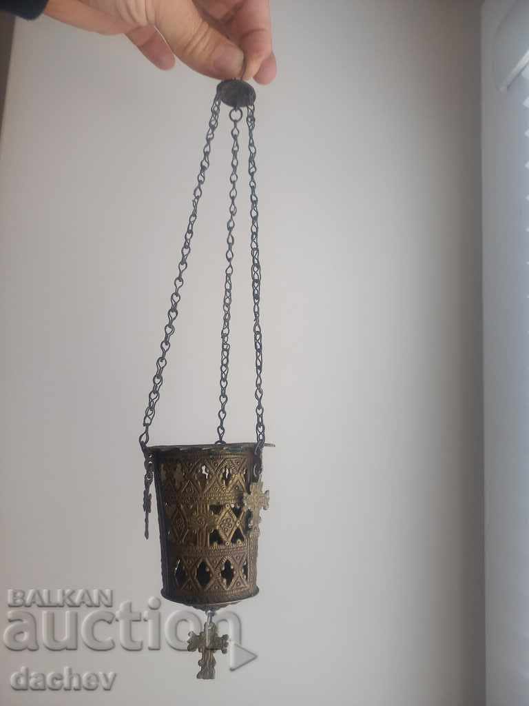 Ancient Revival Home Bulgarian FORGED LAMP 19th Century