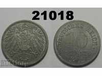 Germany 10 pfennig 1918 zinc