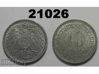 Германия 10 пфенига 1921 цинк