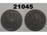 Γερμανία 2 pfennigs 1875 C