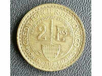Πριγκιπάτο του Μονακό 2 φράγκα 1924