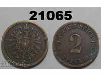 Germania 2 pfennigs 1876 A