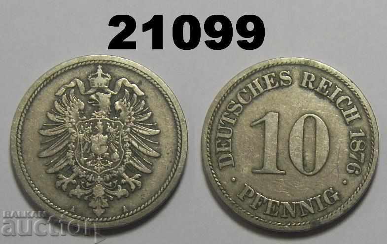 Γερμανία 10 pfenig 1876 A.