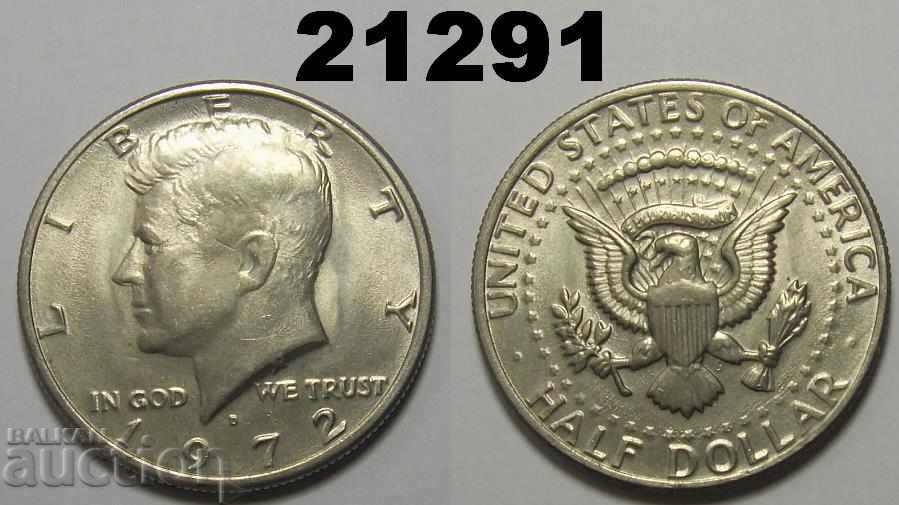 САЩ ½ долар 1972 D Удвояване