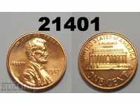 SUA 1 cent 1987