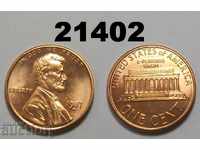 САЩ 1 цент 1987 D