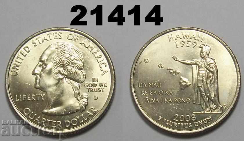 United States ¼ Dollar 2008 D UNC