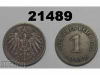 Германия 1 пфениг 1911 E