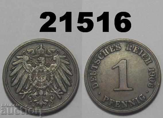 Germany 1 pfennig 1906 A