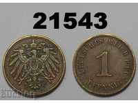Германия 1 пфениг 1901 A