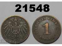 Germania 1 pfennig 1900 A