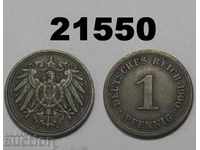 Германия 1 пфениг 1900 E