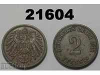 Germany 2 pfennigs 1912 A