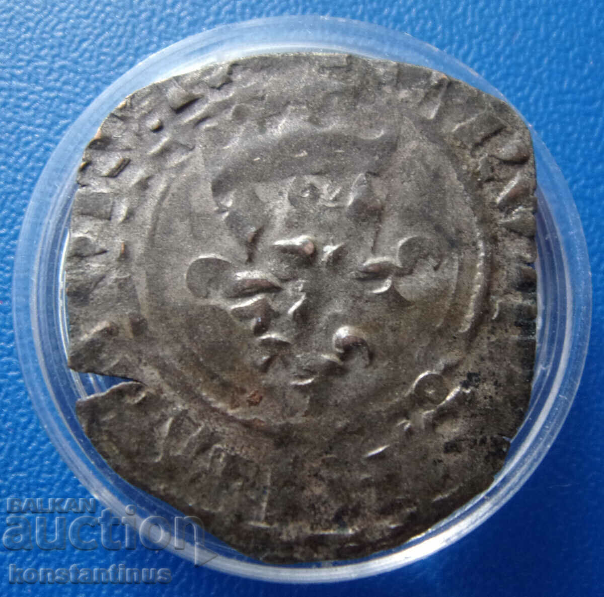 France Charles VI Silver Coin Rare with price € 58.80 | 115.00 BGN