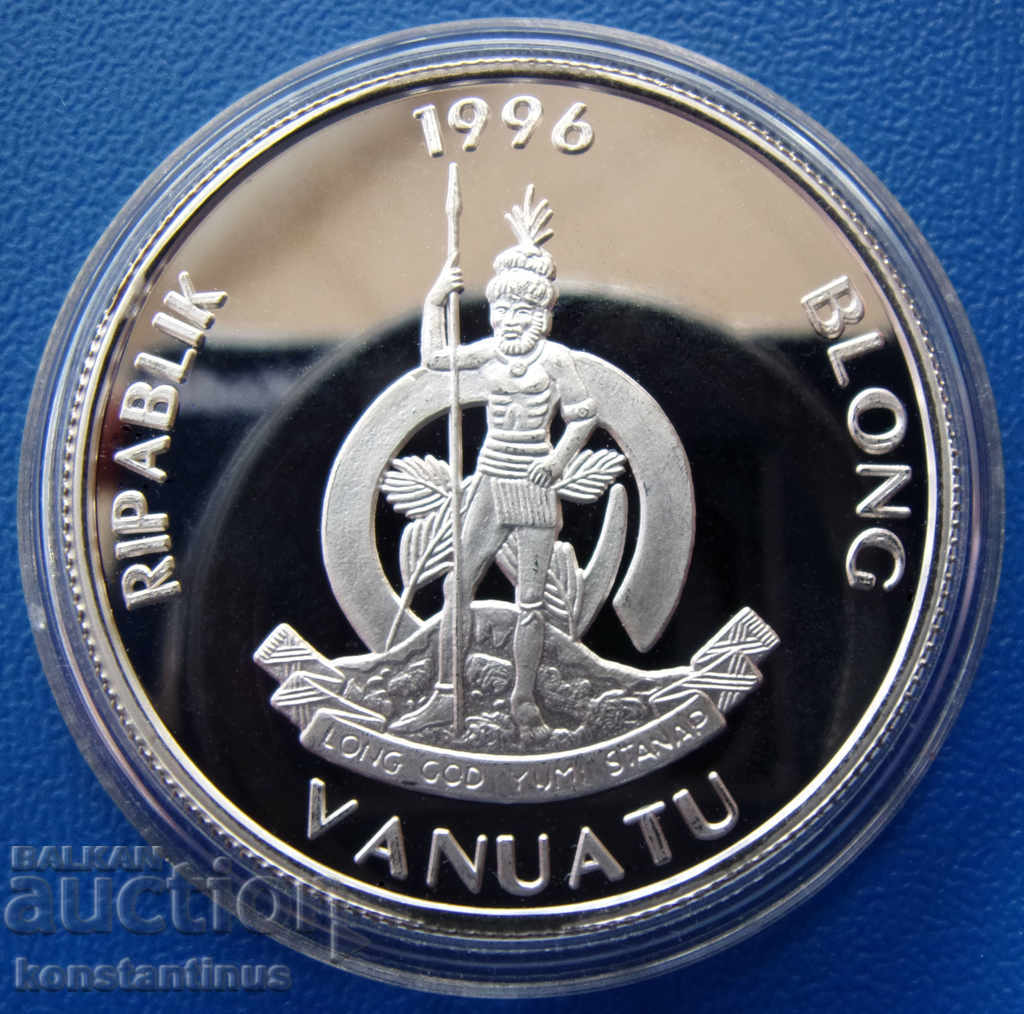 Вануату  10  Вату  1996  UNC PROOF Rare с цена € 25.56 | 49.99 лв.